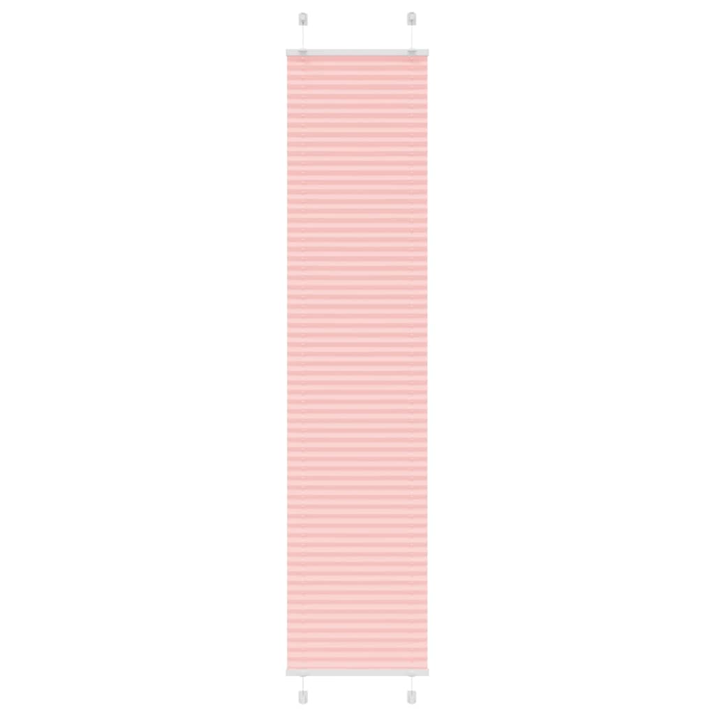 vidaXL Roleta plisowana różowa 40x200 cm Szerokość tkaniny 39,4cm