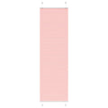 vidaXL Roleta plisowana różowa 60x200 cm Szerokość tkaniny 59,4cm