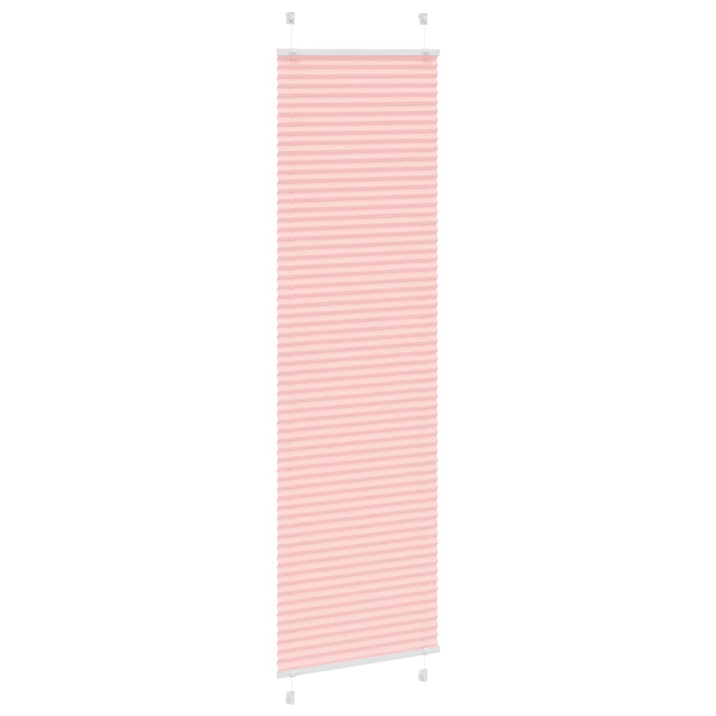 vidaXL Roleta plisowana różowa 60x200 cm Szerokość tkaniny 59,4cm