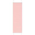 vidaXL Roleta plisowana różowa 65x200 cm Szerokość tkaniny 64,4cm