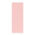 vidaXL Roleta plisowana różowa 70x200 cm Szerokość tkaniny 69,4 cm