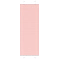 vidaXL Roleta plisowana różowa 80x200 cm Szerokość tkaniny 79,4 cm
