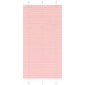 vidaXL Roleta plisowana różowa 105x200 cm Szerokość tkaniny 104,4 cm