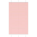 vidaXL Roleta plisowana różowa 120x200 cm Szerokość tkaniny 119,4 cm
