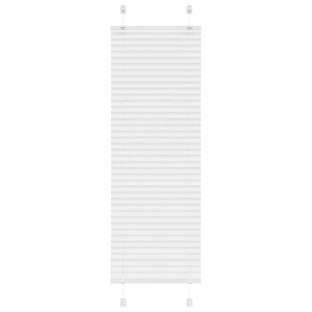 vidaXL Roleta plisowana biała 40x100 cm Szerokość tkaniny 39,4cm