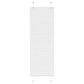 vidaXL Roleta plisowana biała 40x100 cm Szerokość tkaniny 39,4cm