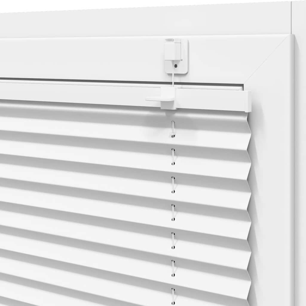 vidaXL Roleta plisowana biała 40x100 cm Szerokość tkaniny 39,4cm