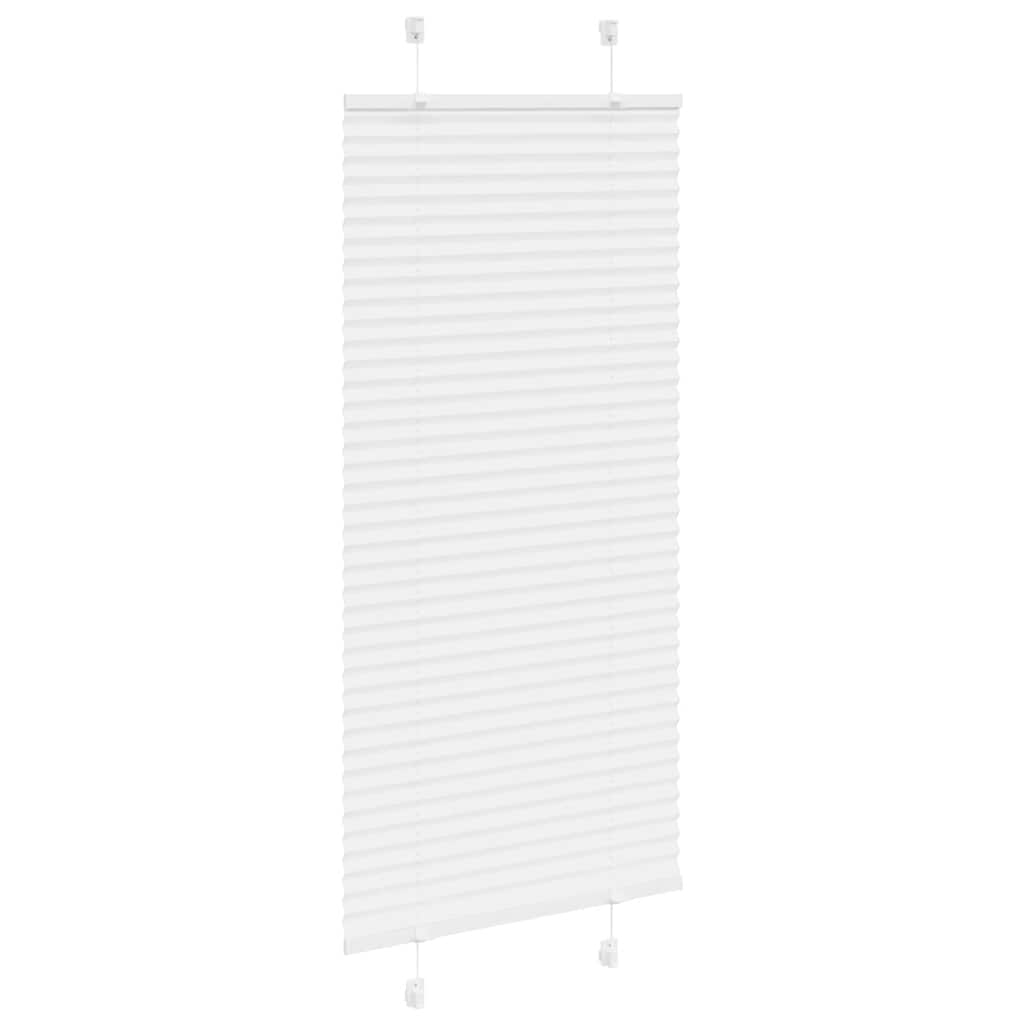 vidaXL Roleta plisowana biała 60x100 cm Szerokość tkaniny 59,4cm