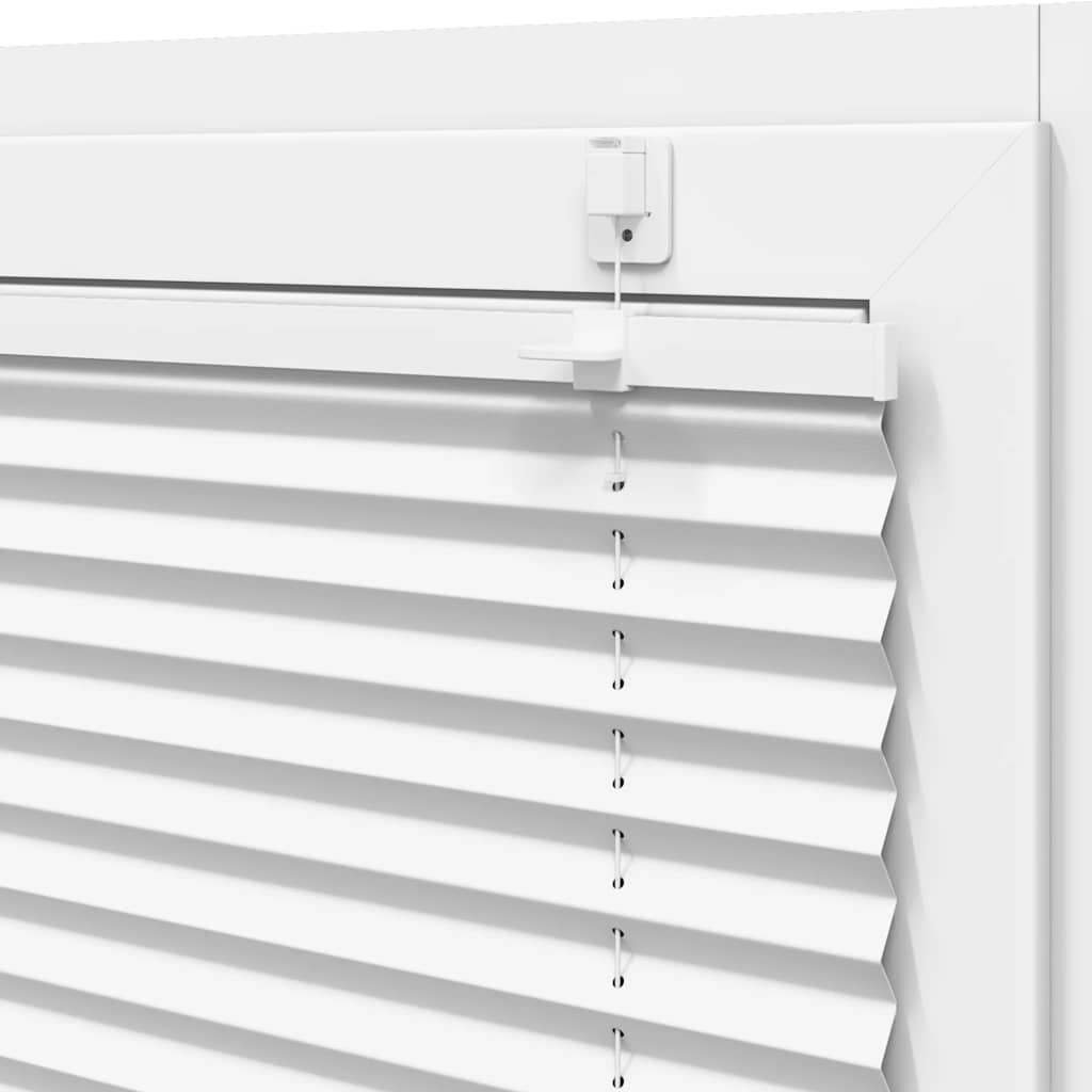 vidaXL Roleta plisowana biała 60x100 cm Szerokość tkaniny 59,4cm
