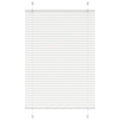 vidaXL Roleta plisowana biała 85x100 cm Szerokość tkaniny 84,4 cm