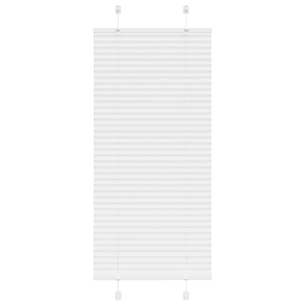 vidaXL Roleta plisowana biała 60x150 cm Szerokość tkaniny 59,4cm