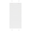 vidaXL Roleta plisowana biała 65x150 cm Szerokość tkaniny 64,4cm