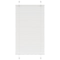 vidaXL Roleta plisowana biała 80x150 cm Szerokość tkaniny 79,4 cm