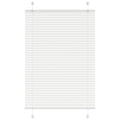 vidaXL Roleta plisowana biała 95x150 cm Szerokość tkaniny 94,4 cm