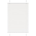 vidaXL Roleta plisowana biała 100x150 cm Szerokość tkaniny 99,4 cm