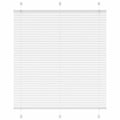 vidaXL Roleta plisowana biała 115x150 cm Szerokość tkaniny 114,4 cm