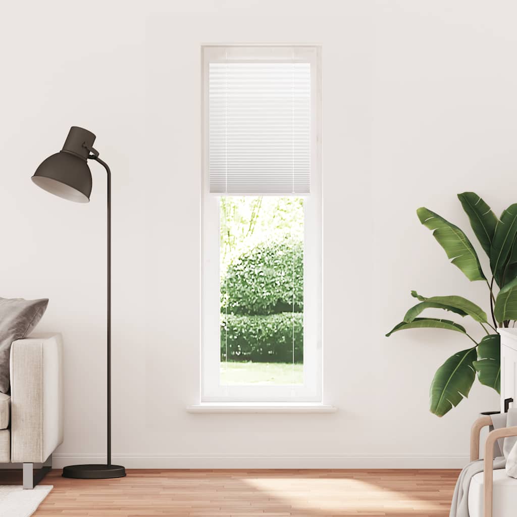 vidaXL Roleta plisowana biała 55x200 cm Szerokość tkaniny 54,4cm