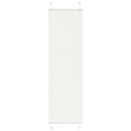 vidaXL Roleta plisowana biała 65x200 cm Szerokość tkaniny 64,4cm