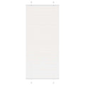 vidaXL Roleta plisowana biała 85x200 cm Szerokość tkaniny 84,4 cm