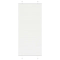vidaXL Roleta plisowana biała 90x200 cm Szerokość tkaniny 89,4 cm