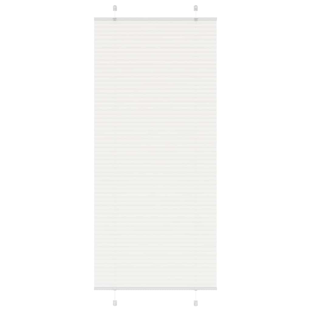 vidaXL Roleta plisowana biała 100x200 cm Szerokość tkaniny 99,4 cm