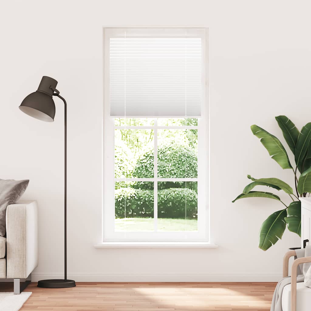 vidaXL Roleta plisowana biała 100x200 cm Szerokość tkaniny 99,4 cm
