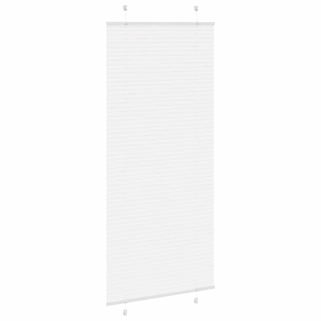 vidaXL Roleta plisowana biała 100x200 cm Szerokość tkaniny 99,4 cm