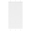 vidaXL Roleta plisowana biała 105x200 cm Szerokość tkaniny 104,4 cm