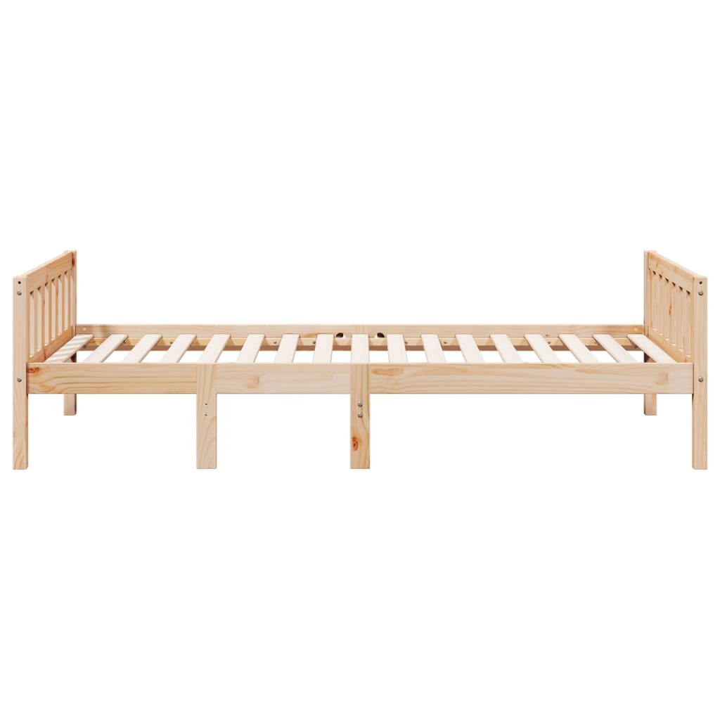 vidaXL Łóżko dziecięce bez materaca, 90x200 cm, lite drewno sosnowe