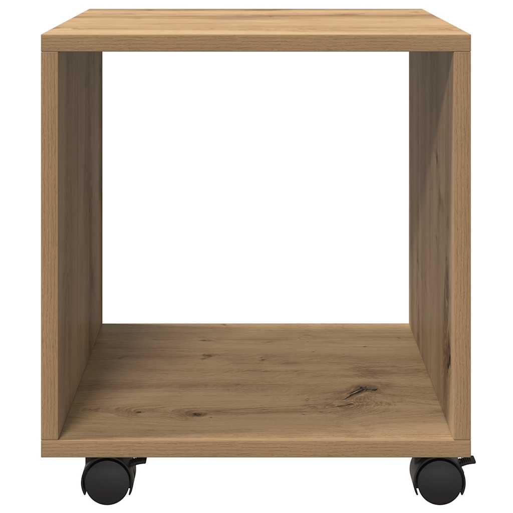 vidaXL Szafka na kółkach, dąb artisian, 37x33x42,5 cm