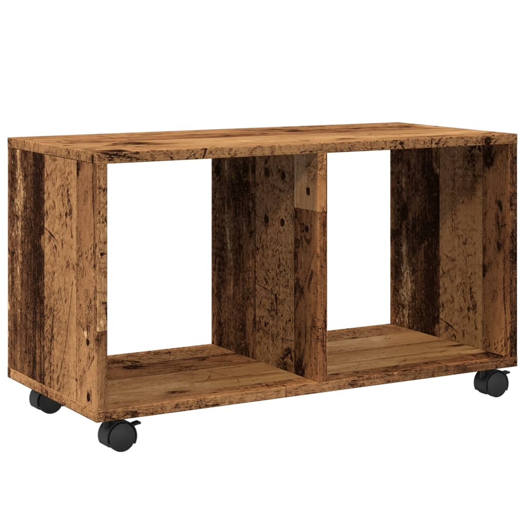vidaXL Szafka na kółkach, stare drewno, 72x33x42,5 cm