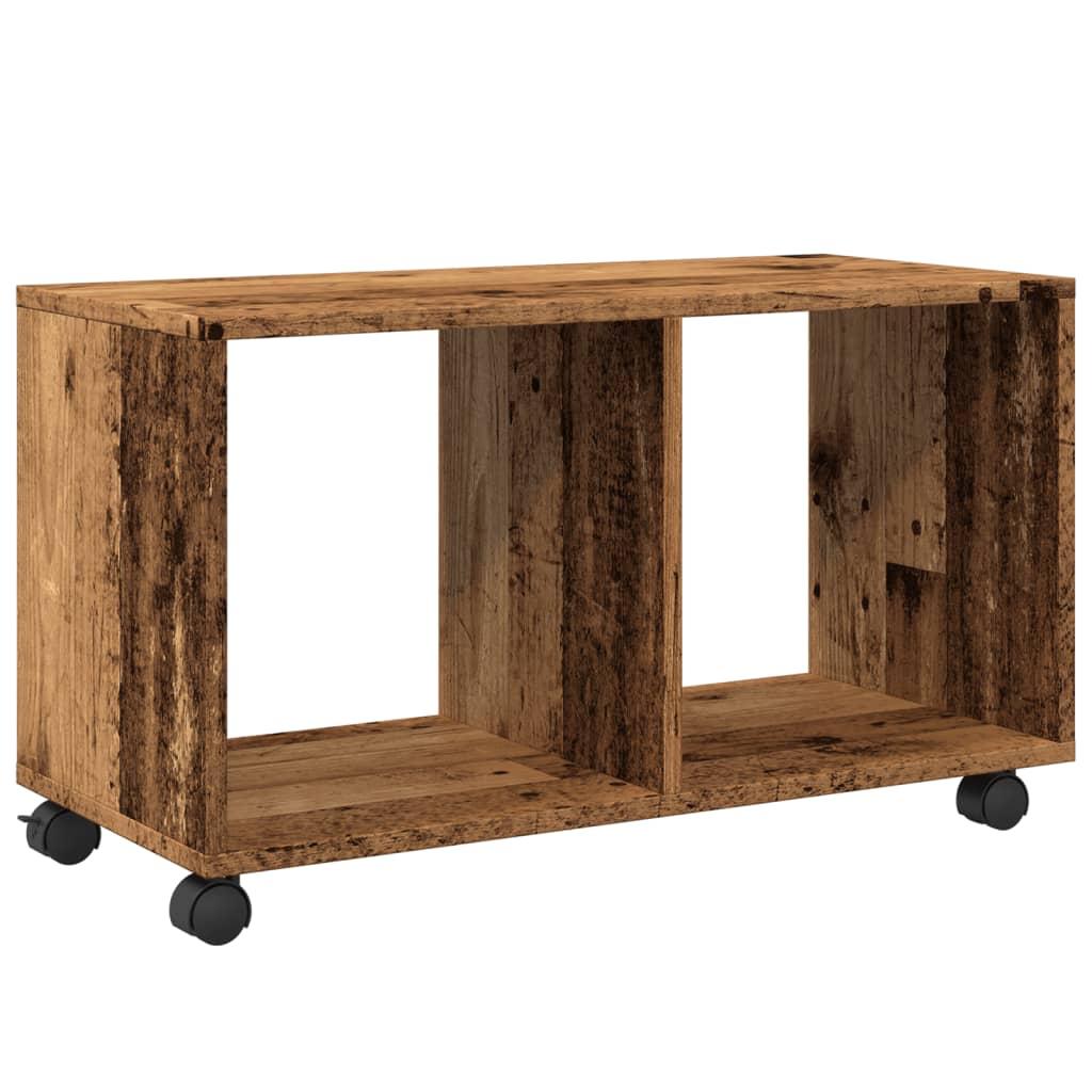 vidaXL Szafka na kółkach, stare drewno, 72x33x42,5 cm