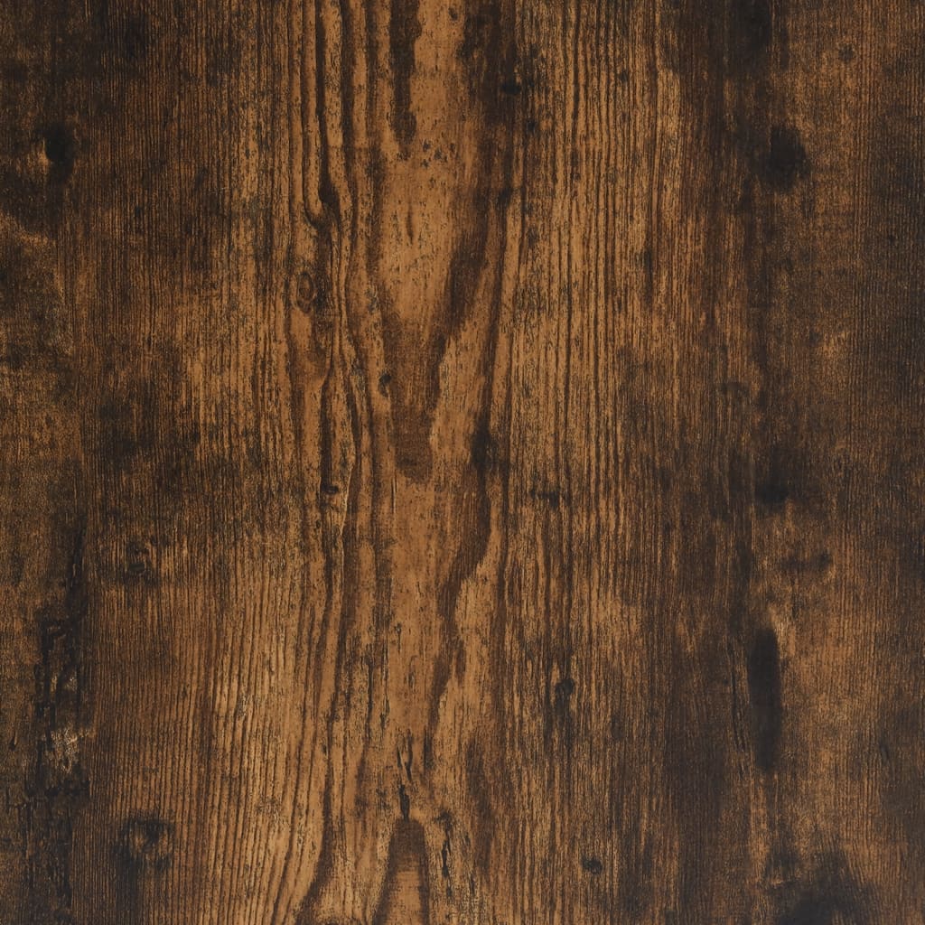 vidaXL Stolik boczny na kółkach, przydymiony dąb, 55x60x78 cm