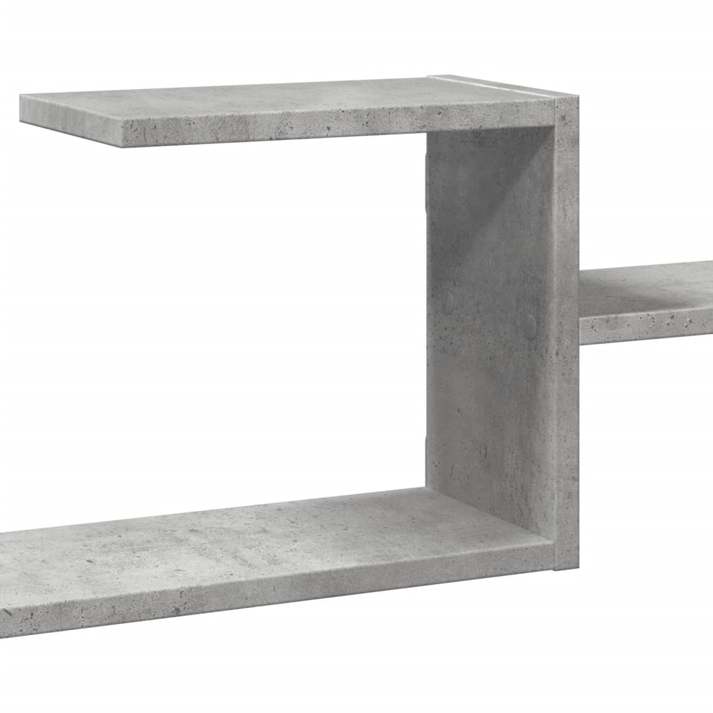 vidaXL Półka wisząca, szarość betonu, 104x15x49 cm
