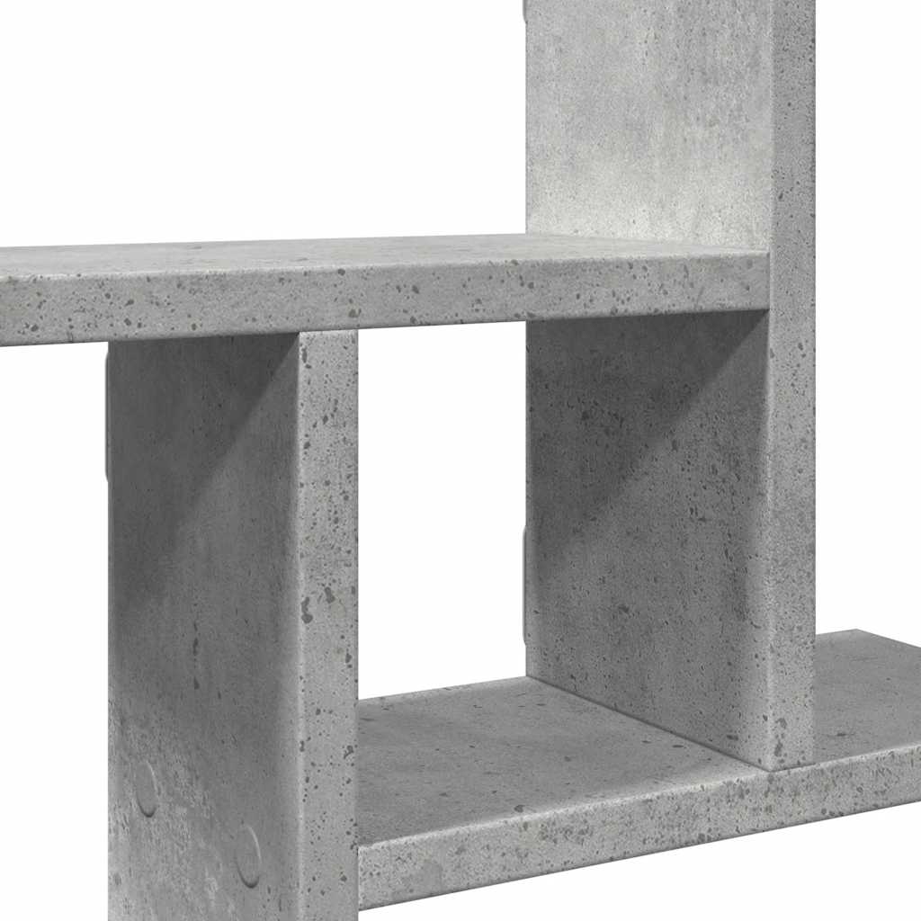 vidaXL Półki ścienne, 2 szt., szarość betonu, 38x12x38 cm
