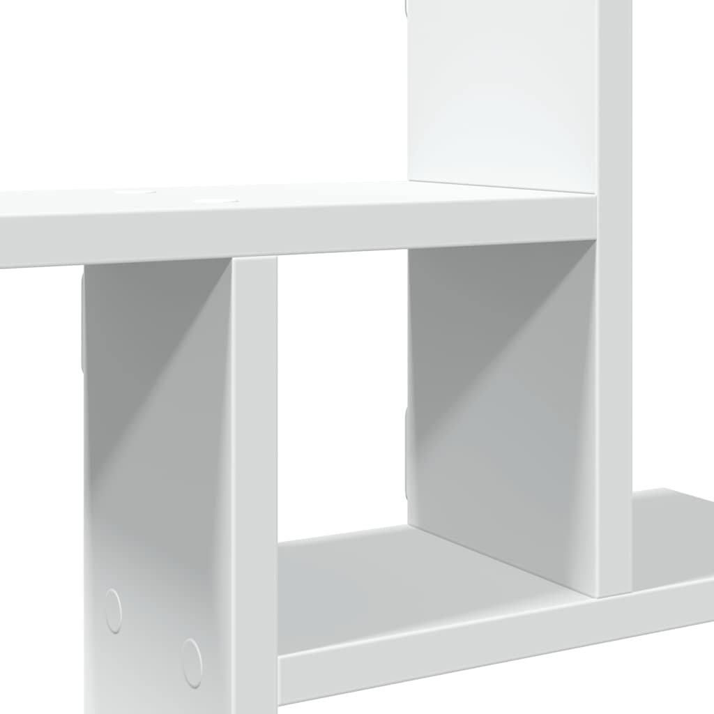 vidaXL Półki ścienne, 2 szt., białe, 50x12x50 cm