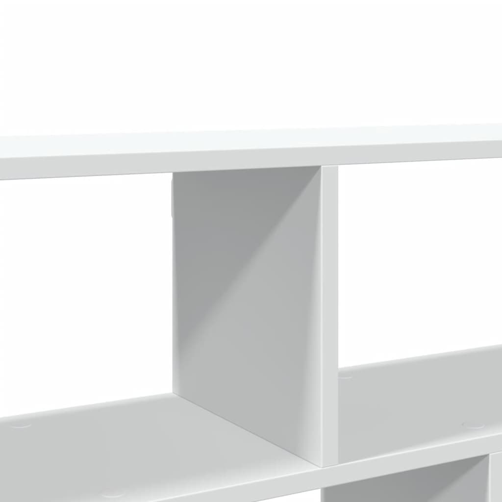 vidaXL Półka ścienna, biała, 100x25x50 cm, materiał drewnopochodny