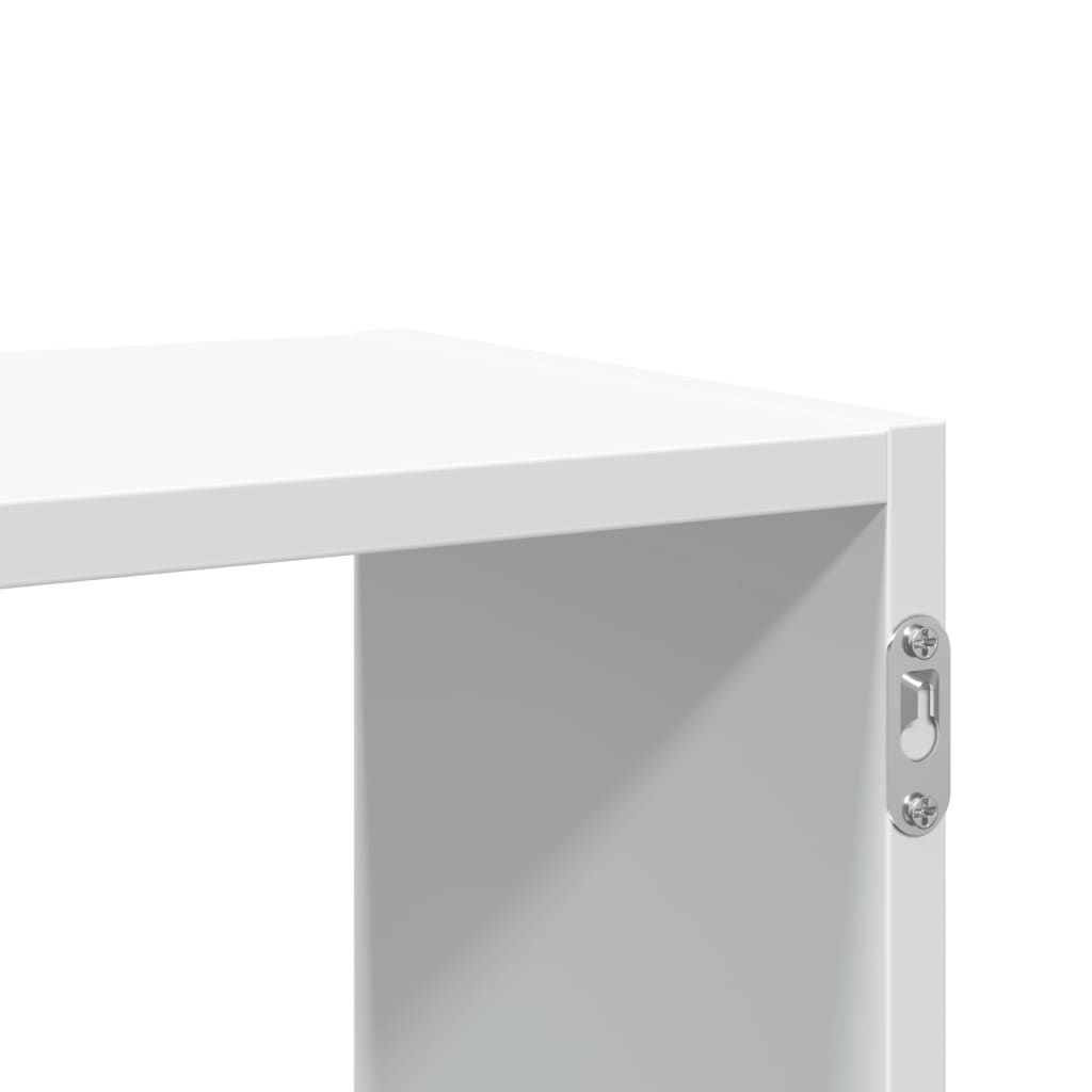 vidaXL Półka ścienna, biała, 100x25x50 cm, materiał drewnopochodny