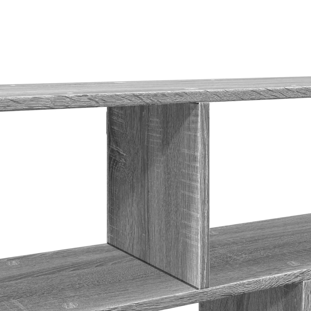 vidaXL Półka ścienna, szary dąb sonoma, 100x25x50 cm