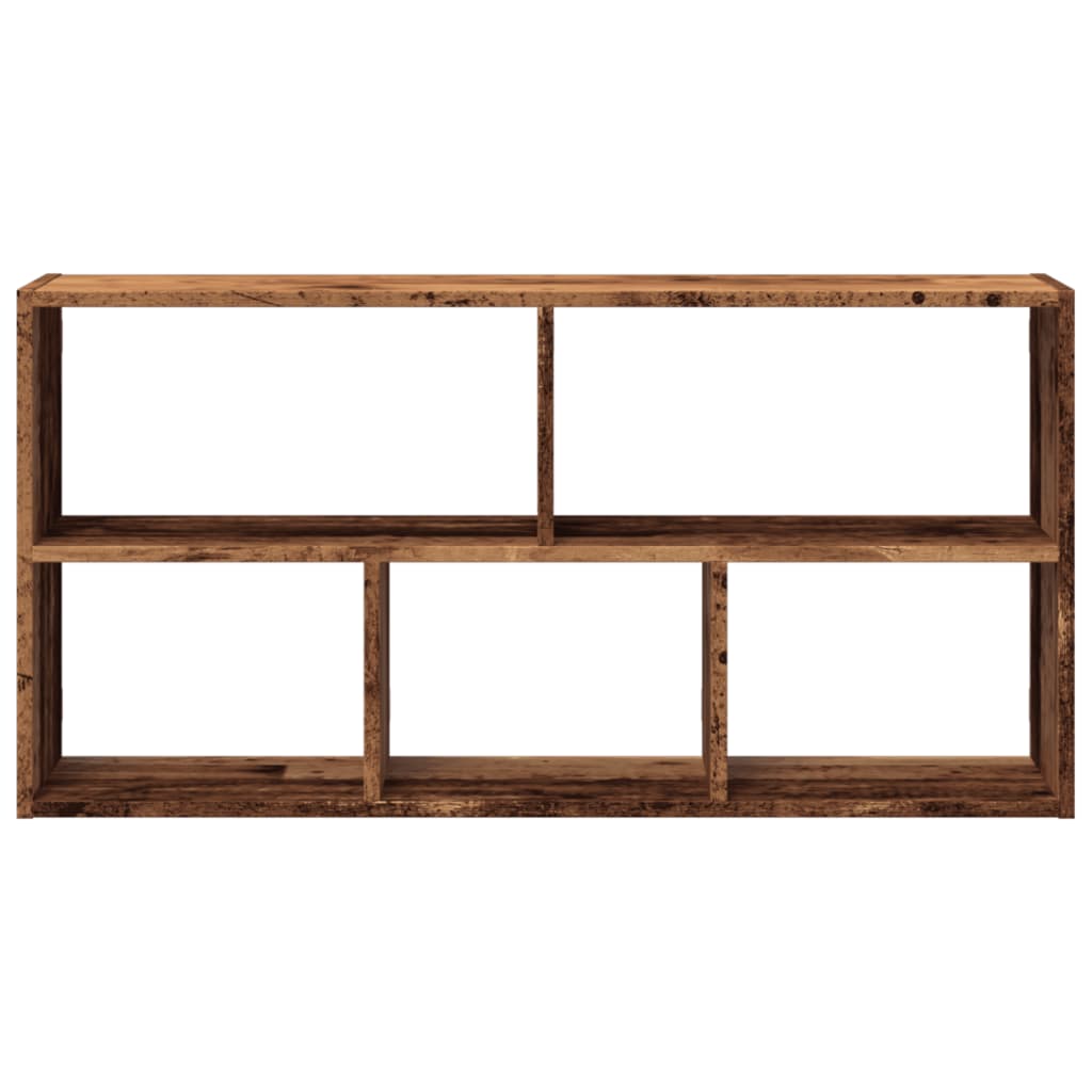vidaXL Półka ścienna, stare drewno, 100x25x50 cm
