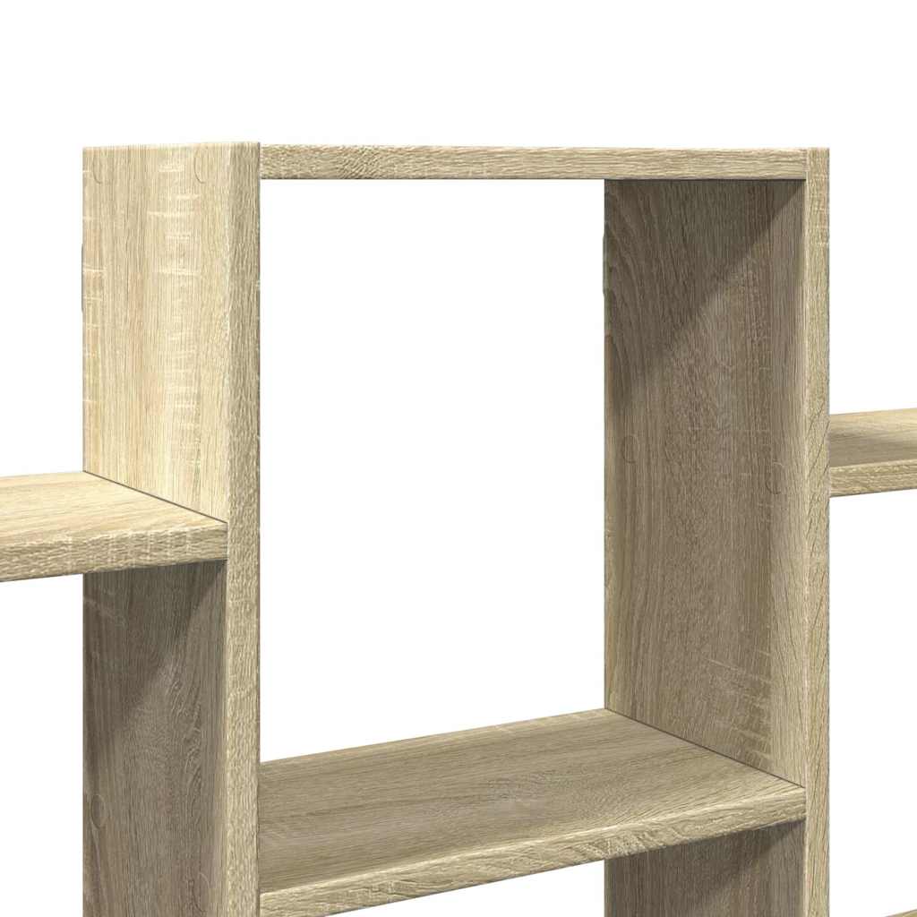vidaXL Półka ścienna, dąb sonoma, 159x18x66cm, materiał drewnopochodny