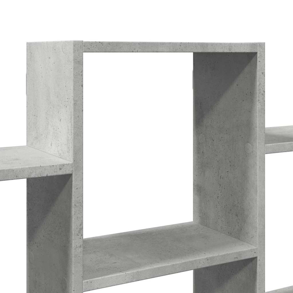 vidaXL Półka ścienna, szarość betonu, 159x18x66 cm