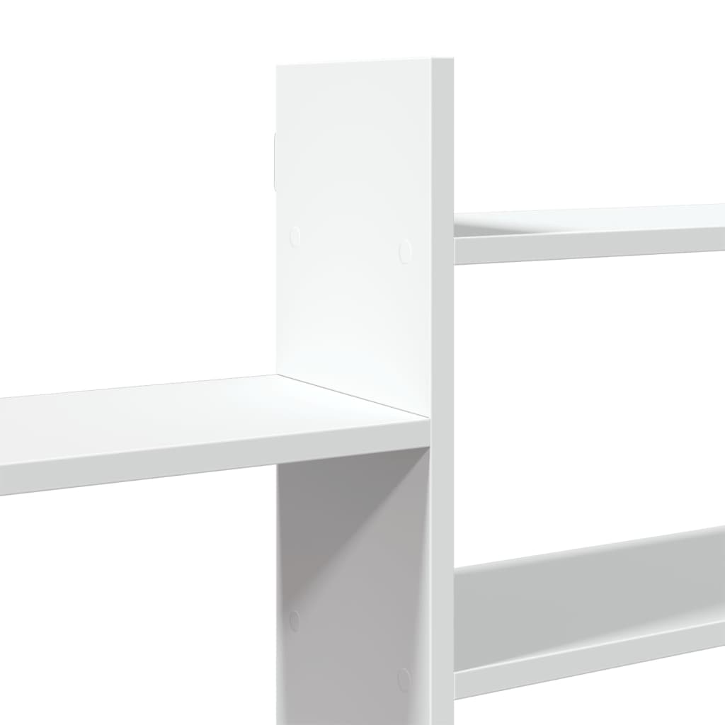 vidaXL Półka wisząca, biała, 167,5x18x68 cm, materiał drewnopochodny
