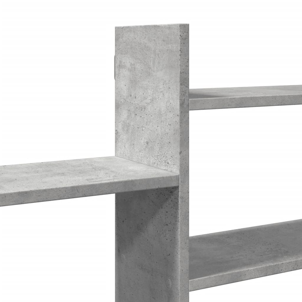 vidaXL Półka wisząca, szarość betonu, 167,5x18x68 cm