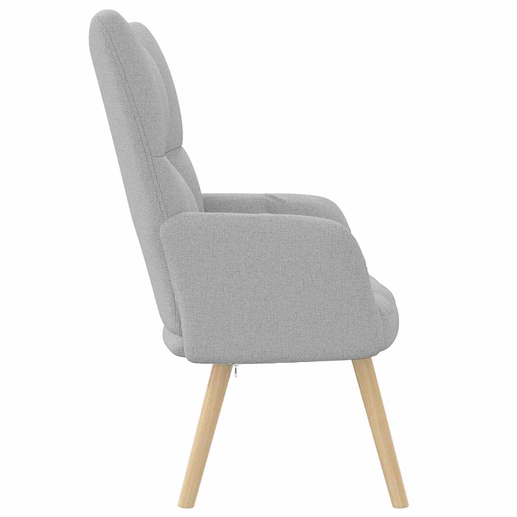 vidaXL Fotel relaksacyjny Cloud Grey Fabric
