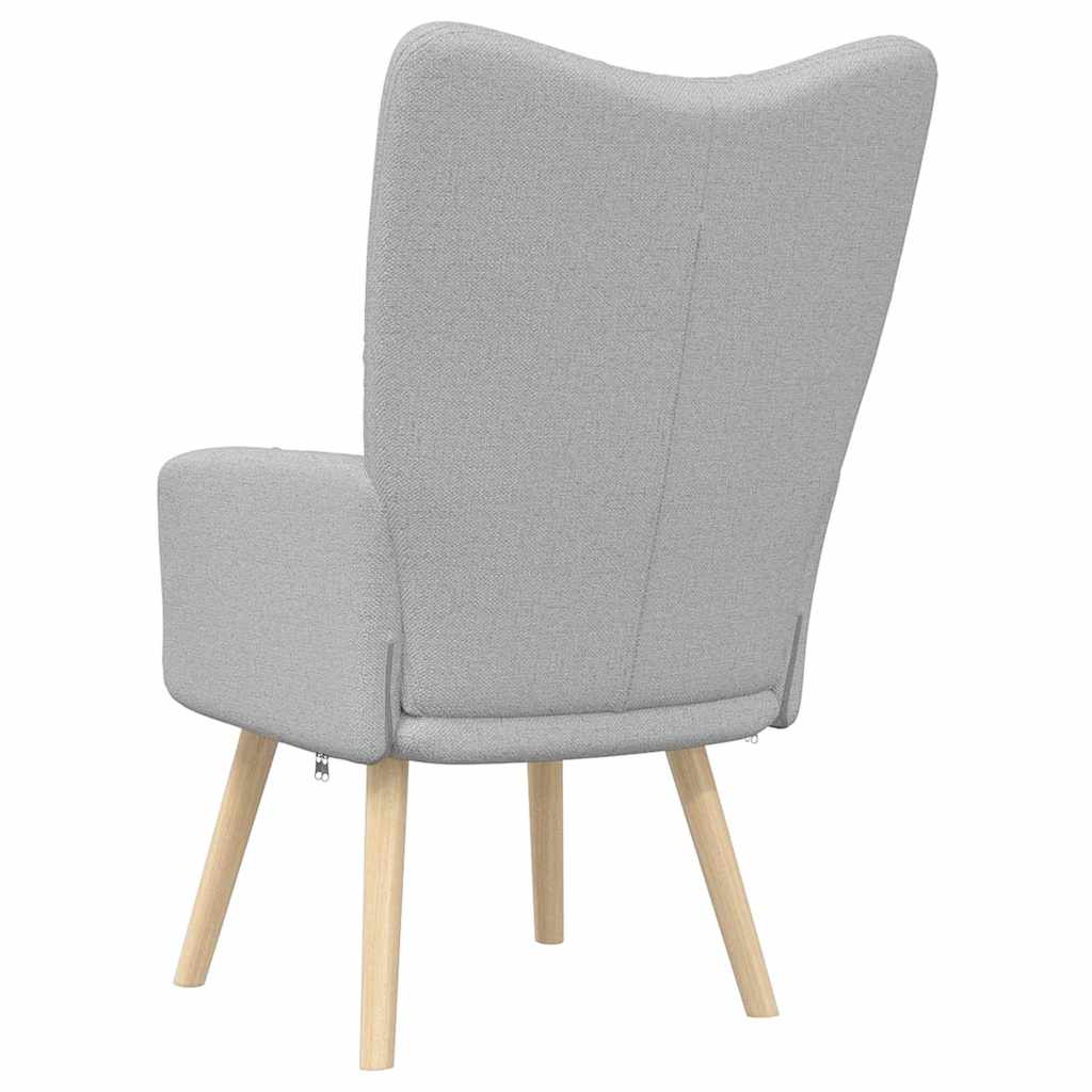 vidaXL Fotel relaksacyjny Cloud Grey Fabric