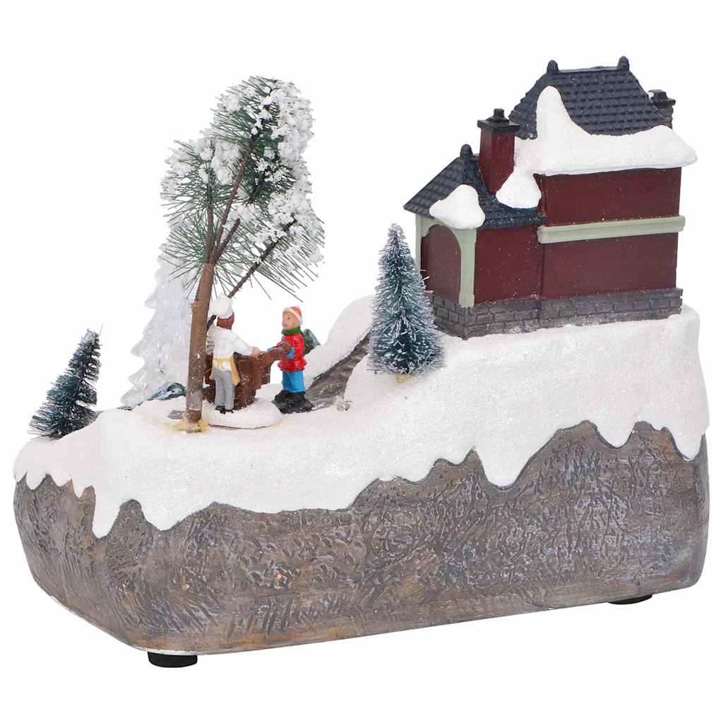 vidaXL Świąteczna Dekoracja Stołowa Wielokolorowe 23,5 x 16 x 18,5 cm