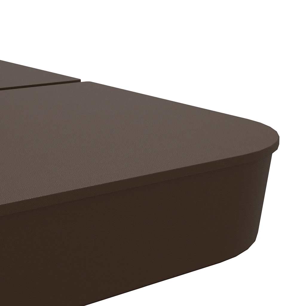vidaXL Podstawa do parasola, 4-cz., 100 kg, PP