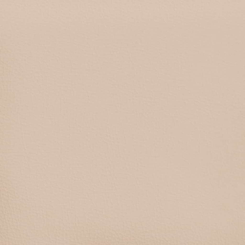 vidaXL Materac kieszeniowy dla dzieci, średnia twardość, cappuccino, 80x160 cm, ekoskóra