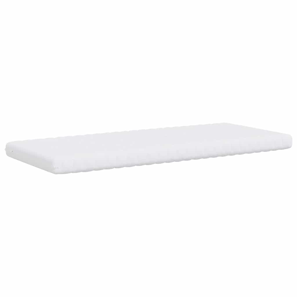 vidaXL Dziecięcy materac piankowy, biały, 80x160 cm, 7 stref, 20 ILD